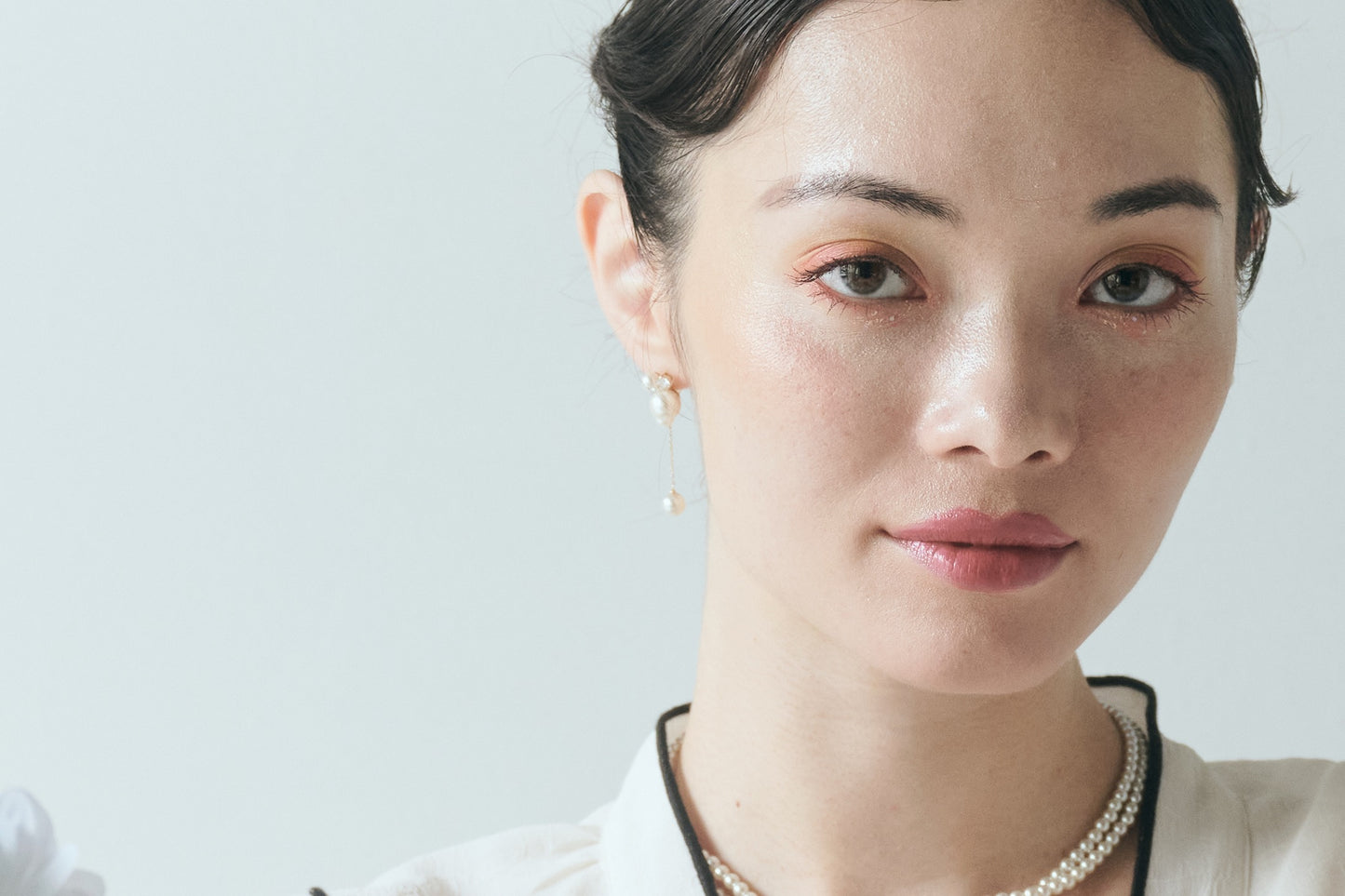 What I want to inherit Pearl earrings-3WAYピアスパールミックス(K10/K18)