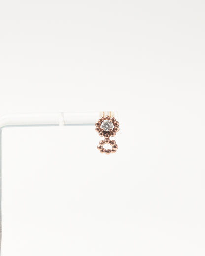 Delight flower ear stud-ディライトフラワー/フラワーフィールドピアス