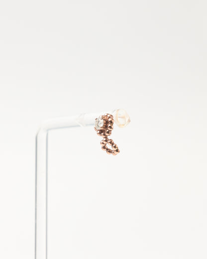 Delight flower ear stud-ディライトフラワー/フラワーフィールドピアス