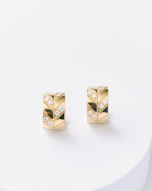 Herringbone earrings-ヘリンボーンピアス