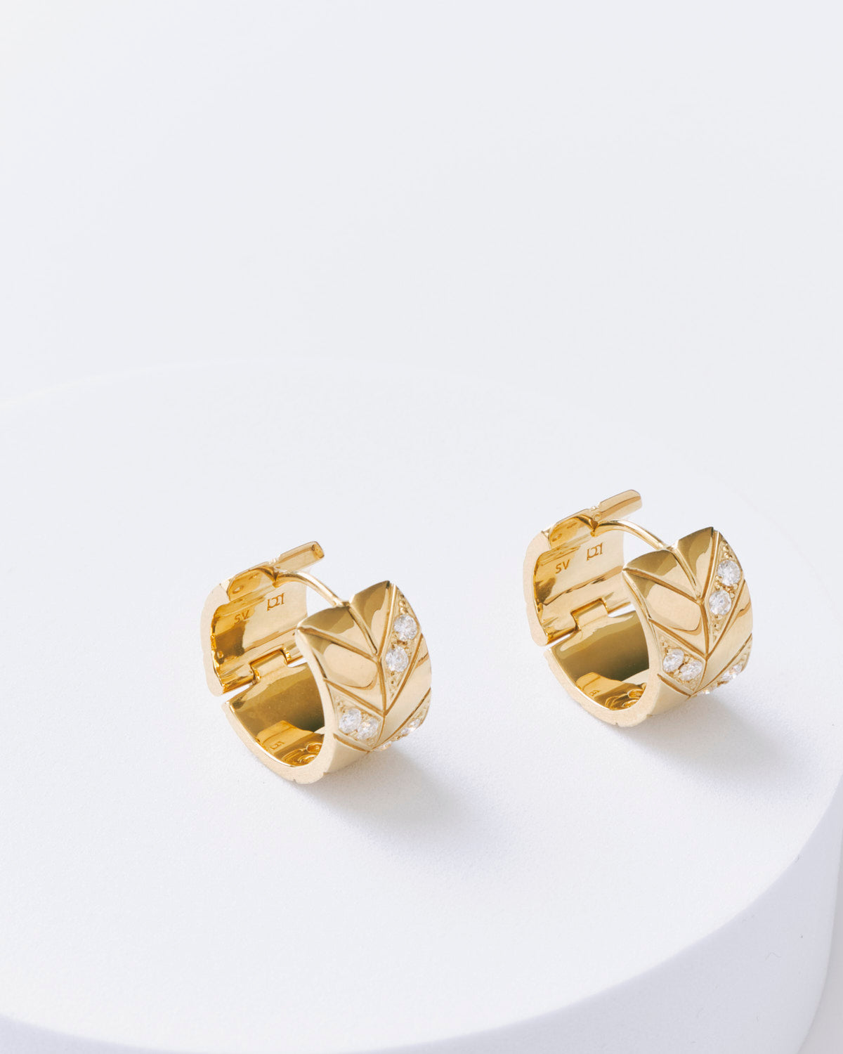 Herringbone earrings-ヘリンボーンピアス