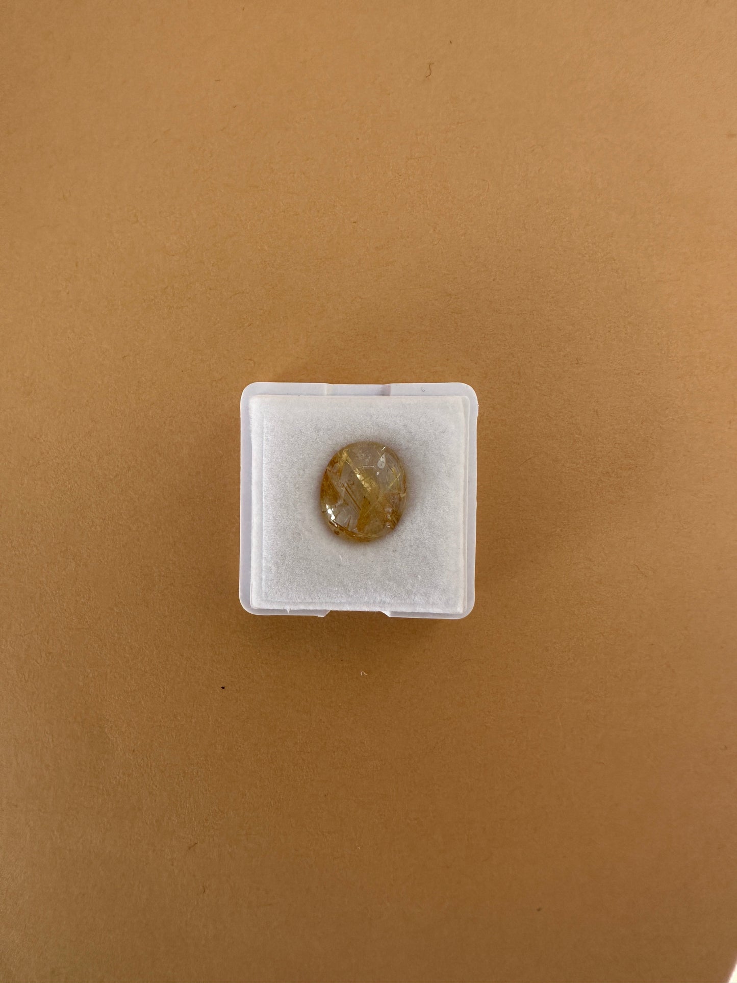 【ユーフォリア】ルチルクォーツ フリルイヤリング（片耳） #02