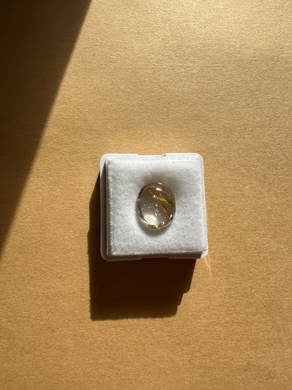 【ユーフォリア】ルチルクォーツ フリルネックレス #01