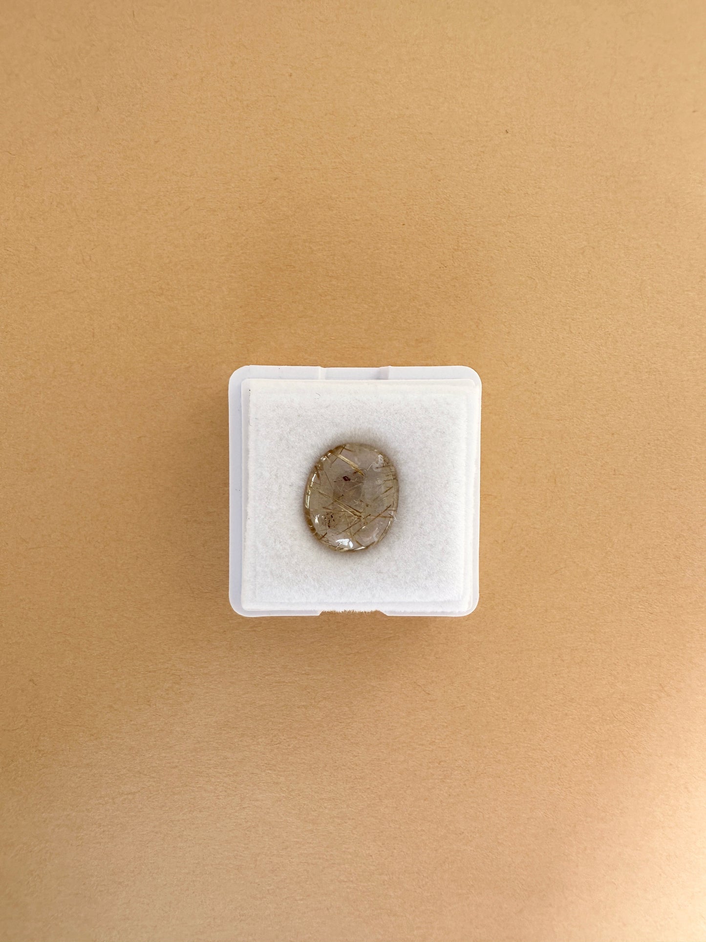 【ユーフォリア】ルチルクォーツ フリルネックレス #02