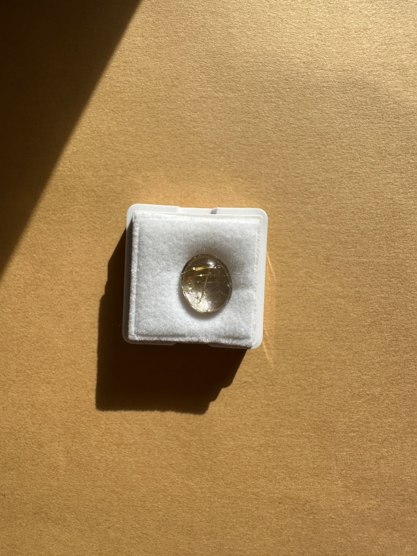 【ユーフォリア】ルチルクォーツ フリルネックレス #05