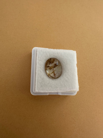 【ユーフォリア】ルチルクォーツ フリルネックレス #06