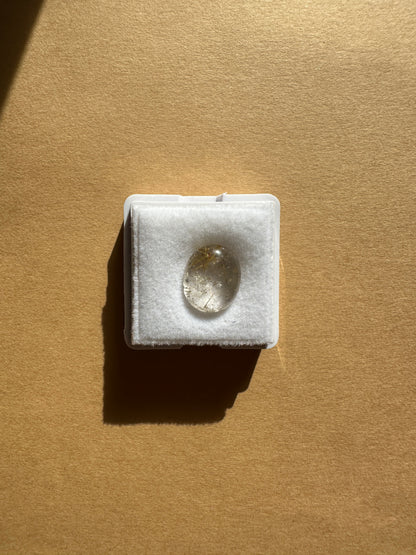 【ユーフォリア】ルチルクォーツ フリルネックレス #09