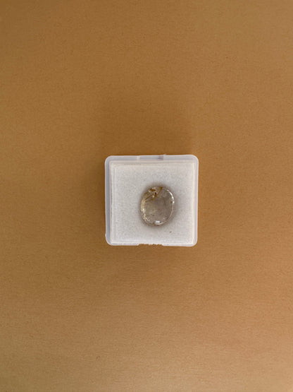 【ユーフォリア】ルチルクォーツ フリルネックレス #09