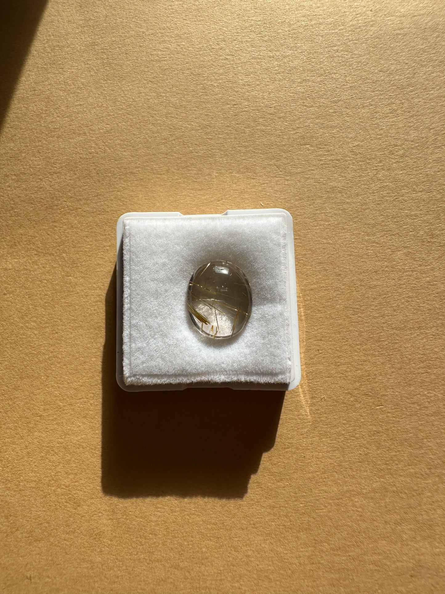 【ユーフォリア】ルチルクォーツ フリルネックレス #10