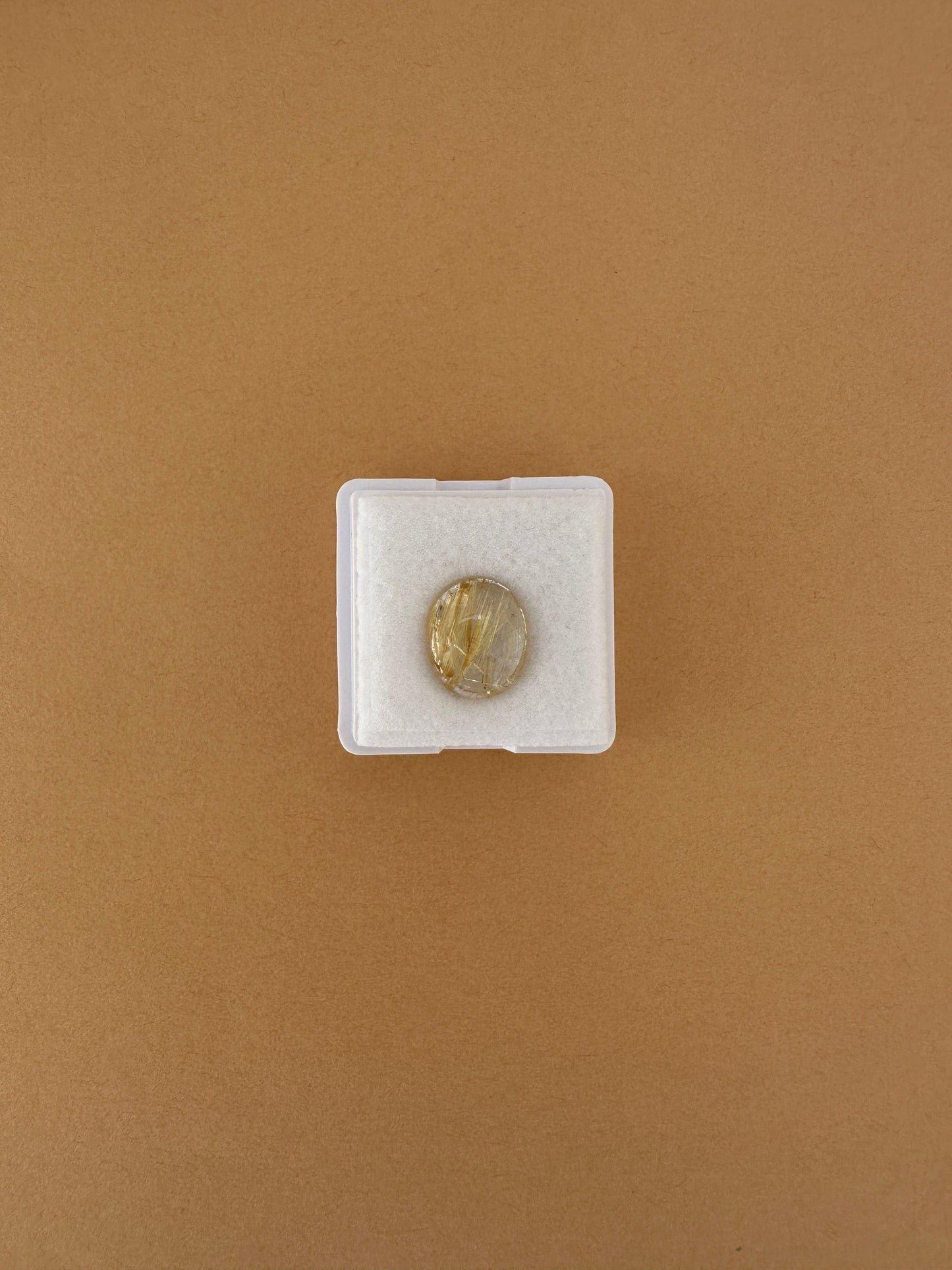 【ユーフォリア】ルチルクォーツ フリルピアス（片耳） #01