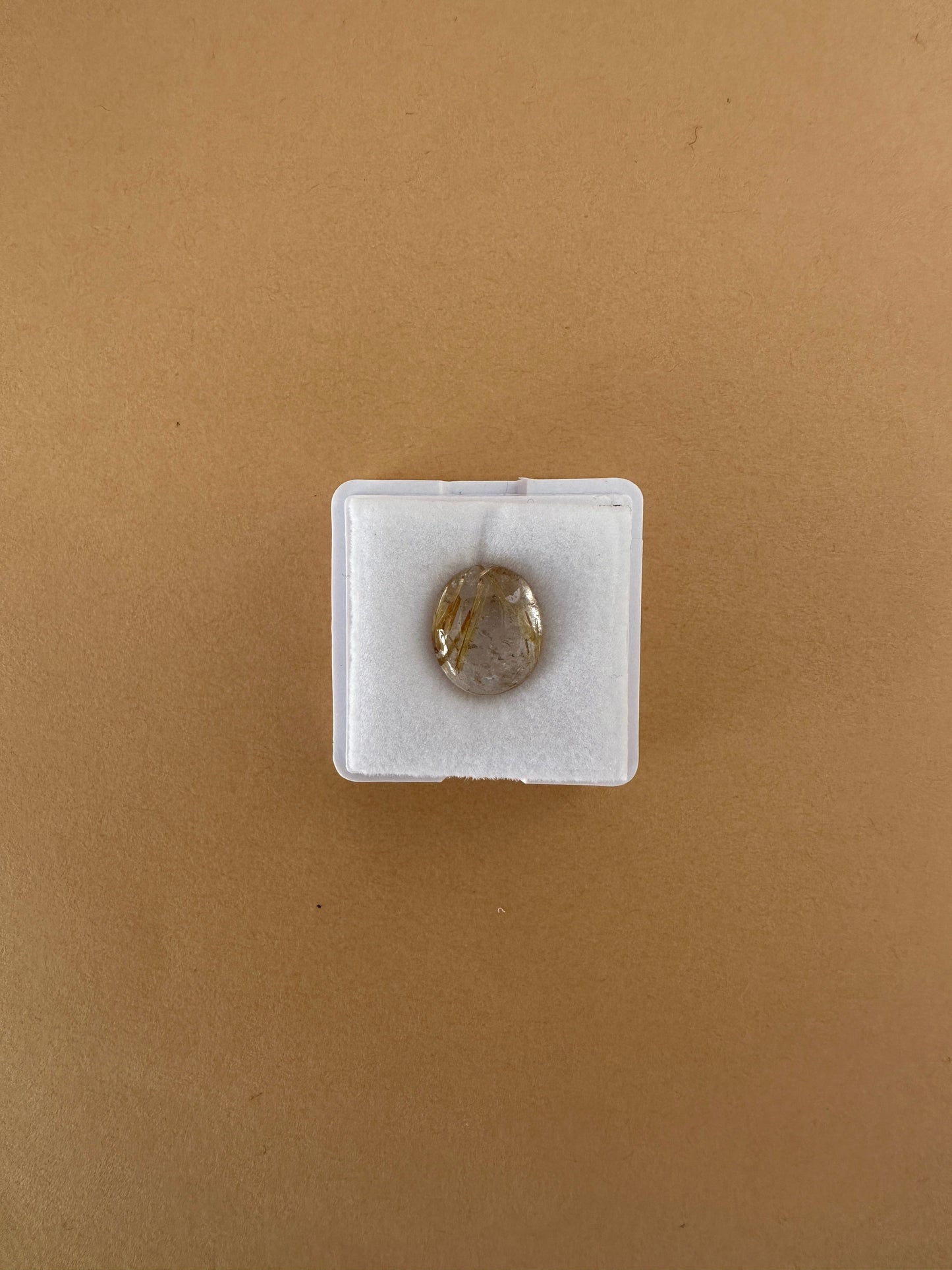 【ユーフォリア】ルチルクォーツ フリルピアス（片耳） #03