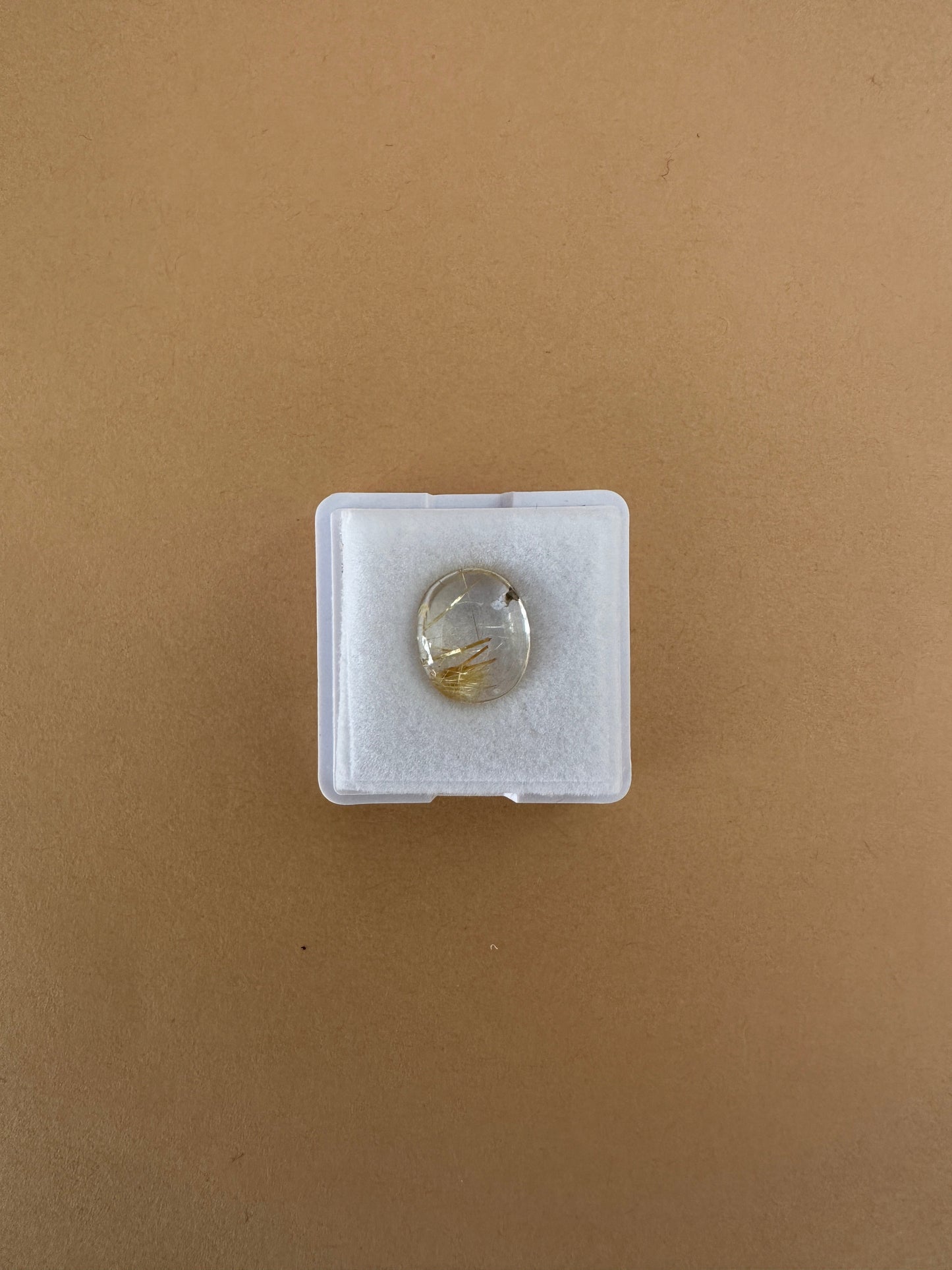 【ユーフォリア】ルチルクォーツ フリルピアス（片耳） #05