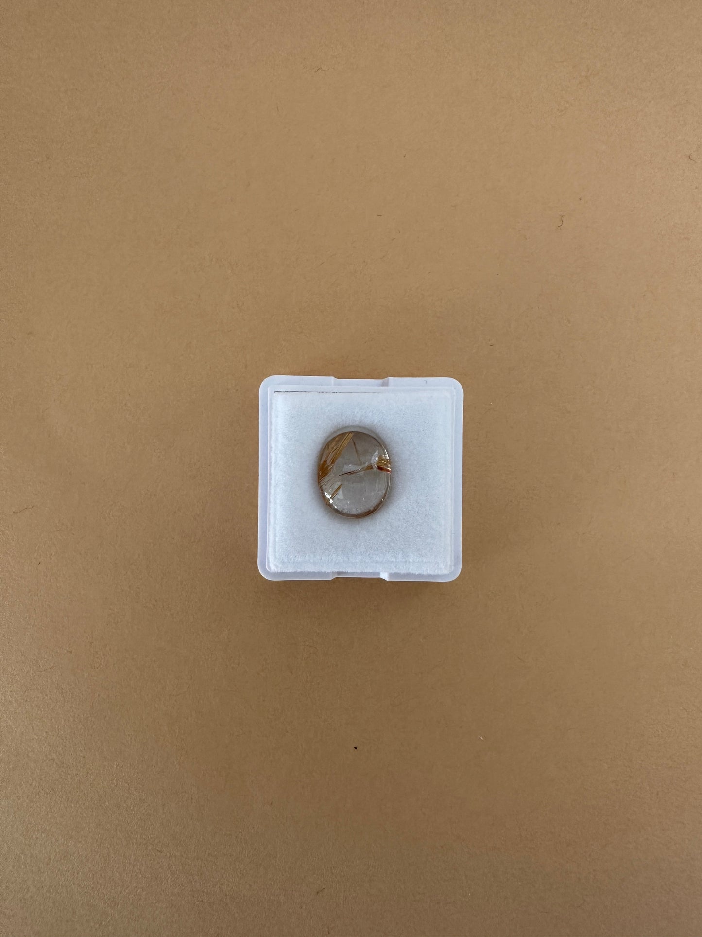 【ユーフォリア】ルチルクォーツ フリルピアス（片耳） #06