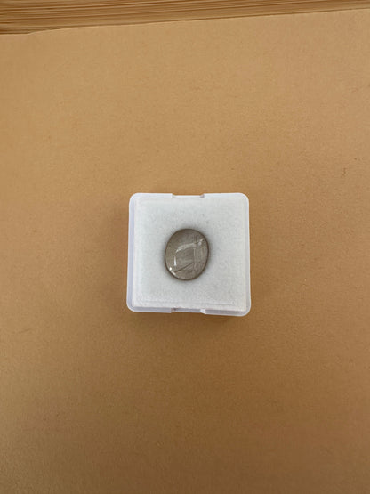 【ユーフォリア】ルチルクォーツ フリルピアス（片耳） #10