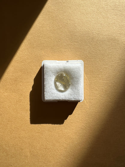 【ユーフォリア】ルチルクォーツ フリルピアス（片耳） #11