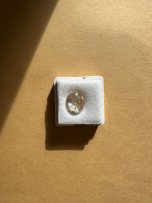 【ユーフォリア】ルチルクォーツ フリルリング #05