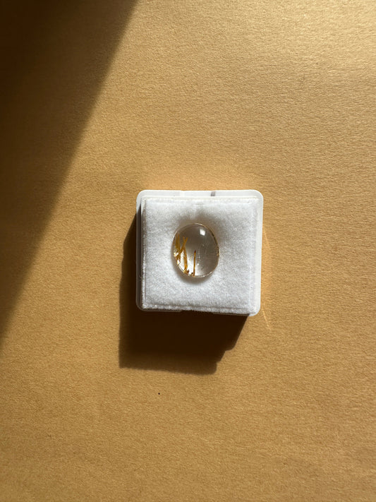 【ユーフォリア】ルチルクォーツ フリルリング #06