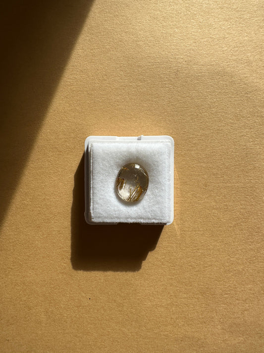 【ユーフォリア】ルチルクォーツ フリルリング #07