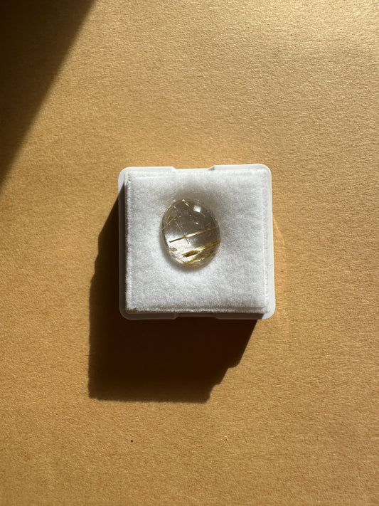 【ユーフォリア】ルチルクォーツ フリルリング #10