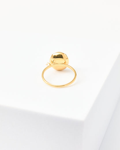 【ユーフォリア】ルチルクォーツ フリルリング #09